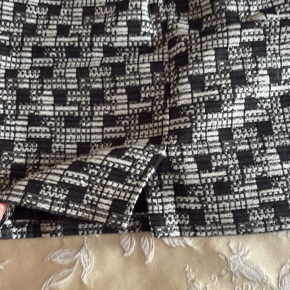 NWT Ann Taylor Tweed Leather Pencil Skirt - Picture 5 of 8